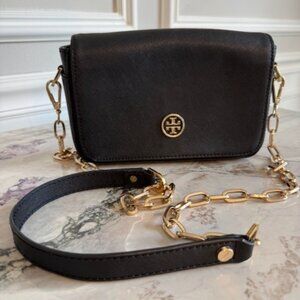 Tory Burch Black Crossbody Bag.  EUC. No Flaws.